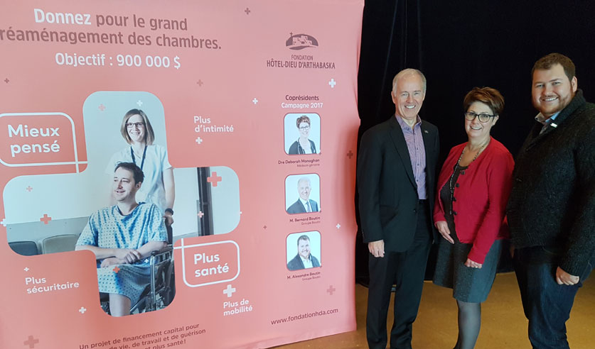 campagne2017 LE RÉAMÉNAGEMENT DES CHAMBRES DE L’HÔTEL-DIEU D’ARTHABASKA, UN RÊVE QUI DEVIENDRA RÉALITÉ