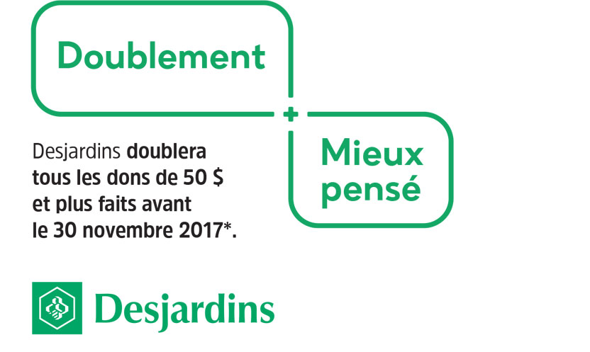desjardins Publipostage 2017 – Desjardins augmente la mise pour la Fondation HDA
