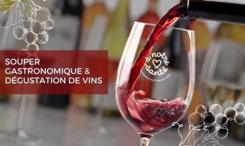 Souper gastronomique et dégustation de vins