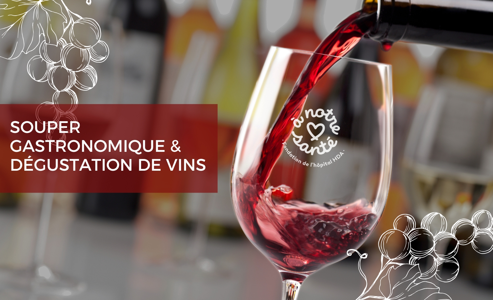 Souper gastronomique et dégustation de vins