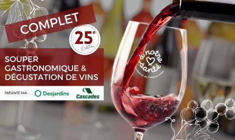 Souper gastronomique et dégustation de vins