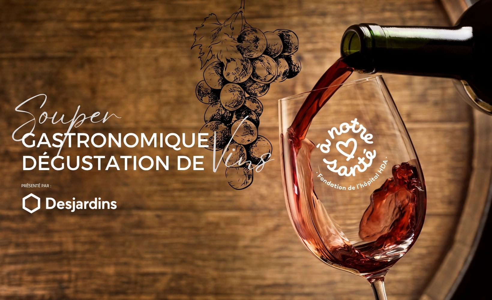 Souper gastronomique et dégustation de vins